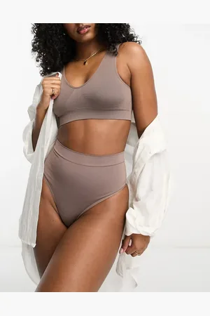 Magic Tanga negro color café moldeador cómodo de firmeza ligera de Bodyfashion-Marrón