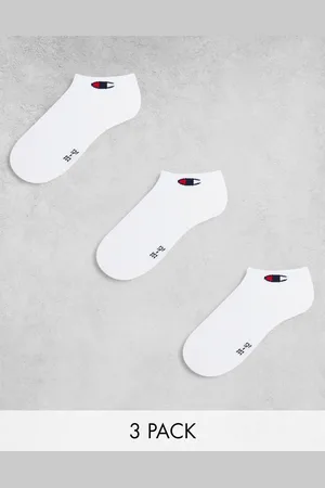Champion Pack de 3 pares de calcetines bajos blancos de