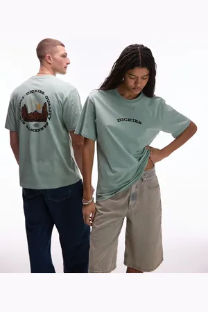 Dickies Camiseta con estampado gráfico de paisaje en la espalda de