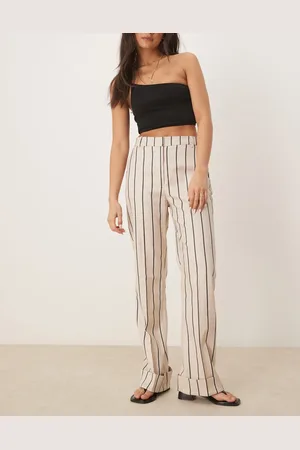 ASOS Pantalones de sastre color a rayas holgados de (parte de un conjunto)-Multicolor