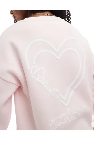 Miss Selfridge Sudadera extragrande con logo estampado en relieve de (parte de un conjunto)