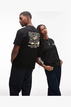 Dickies Camiseta negra con estampado gráfico trasero Bricklane de