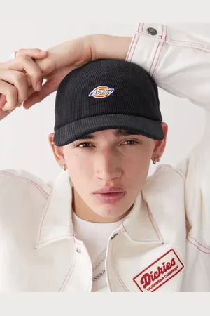 Dickies Gorra negra de pana Hardwick de