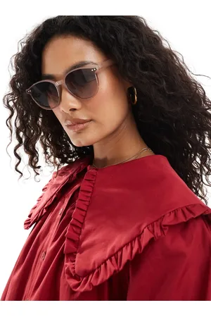 New Look Gafas de sol color redondeadas de estilo preppy de -Neutro
