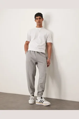 ASOS Joggers gris jaspeado básicos de corte tapered de