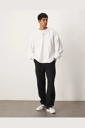 ASOS Joggers negros básicos de pernera recta de
