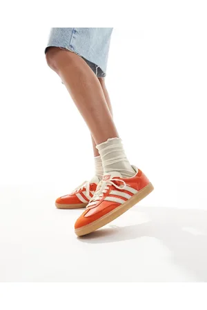adidas Zapatillas de deporte naranjas y blancas Samba OG de