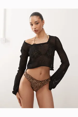 Motel Braguitas de bikini multicolores con estampado de Veroly de -Marrón