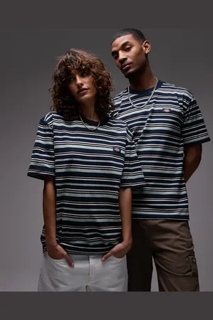 Dickies Camiseta a rayas azul marino Glade Spring de