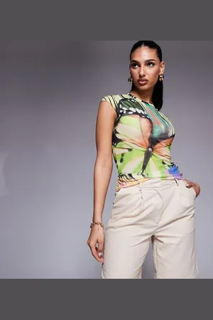 Kaiia Pantalones cortos de sastre de corte alargado exclusivos de -Verde