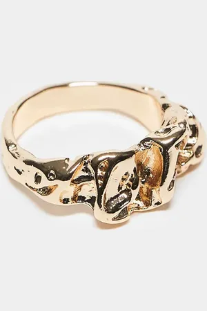 ASOS Anillo de banda con diseño texturizado de