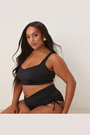 ASOS Top de bikini estilo top corto Maya de ASOS DESIGN Curve