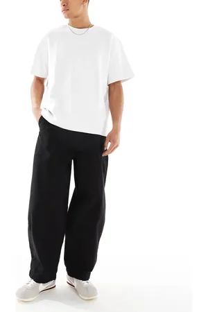 ASOS Vaqueros negro lavado holgados y extragrandes de