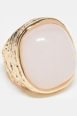 ASOS Anillo extragrande con diseño estilo cuarzo de resina de