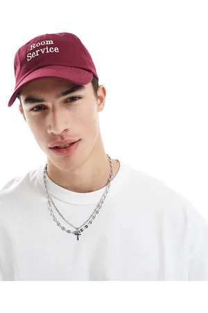 ASOS Gorra con logo bordado "Room service" de -Rojo