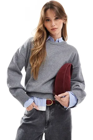 Cotton On Jersey jaspeado con cuello redondo Lux de Cotton On