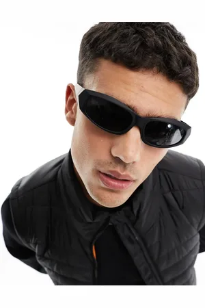 ASOS Gafas de sol mate de estilo deportivo envolvente de