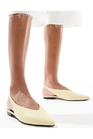 Schuh Zapatos limón planos destalonados Lace de
