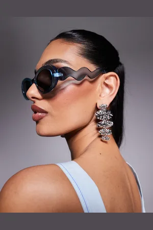 River Island Gafas de sol ovaladas de