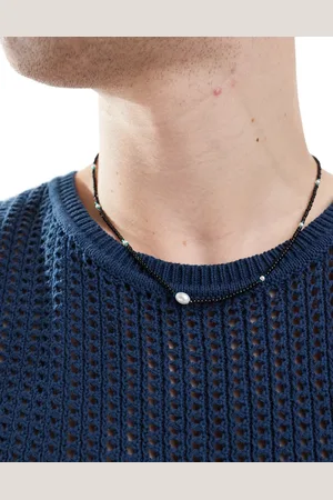 ASOS Collar con cuentas en contraste de
