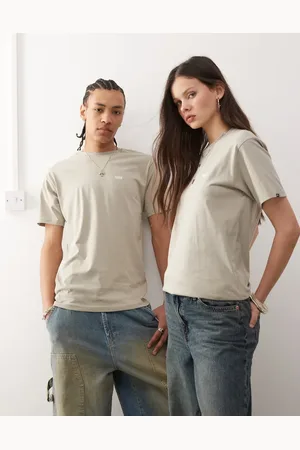 Vans Camiseta de corte estándar con logo en la parte izquierda del pecho de