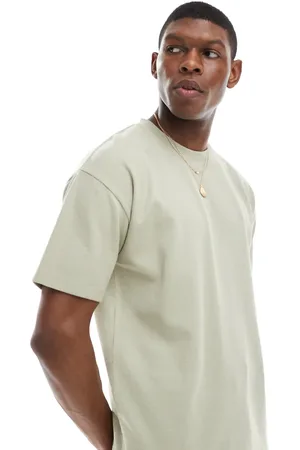 New Look Camiseta color extragrande de punto gofrado de (parte de un conjunto)-Neutro