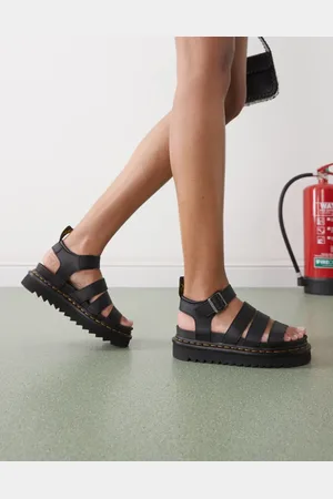 Dr. Martens Sandalias negras Blaire de