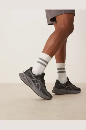 Asics Zapatillas de deporte gris carbón y negras para correr Dynablast 5 de
