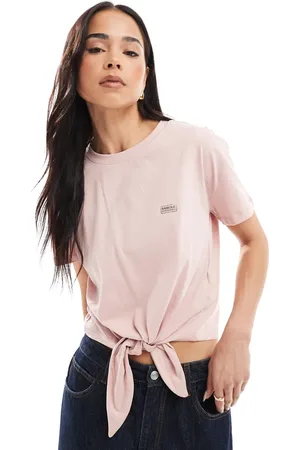 Barbour Camiseta corta malva tenue Soules de -Rosa