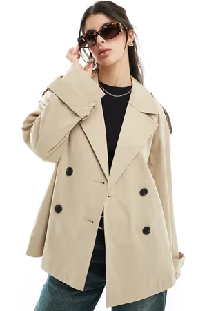 ASOS Gabardina corta color de -Neutro