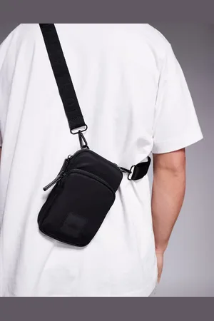 River Island Bandolera negra de