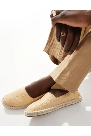 ASOS Alpargatas color de tejido entramado de -Neutro