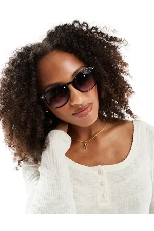 ASOS Gafas de sol negras redondas de