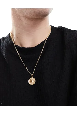 ASOS Collar estilo cadena con colgante de brújula de