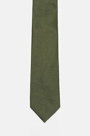 ASOS Corbata de tejido texturizado de -Verde