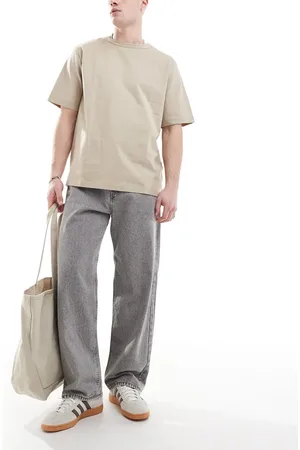 JACK & JONES Vaqueros gris lavado holgados Alex de