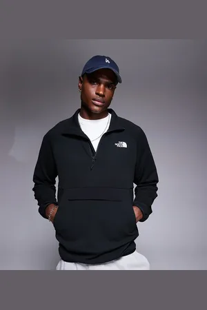 The North Face Anorak negro plegable con cremallera corta Kecha de