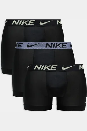 Nike Pack de 3 calzoncillos bóxer negros con cinturillas en contraste Elite Breathe de