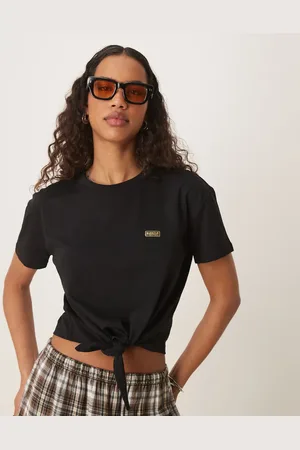 Barbour Camiseta corta negra Soules de