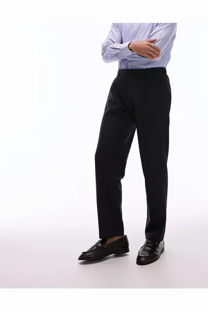 MANGO Pantalones de sastre con cintura elástica de