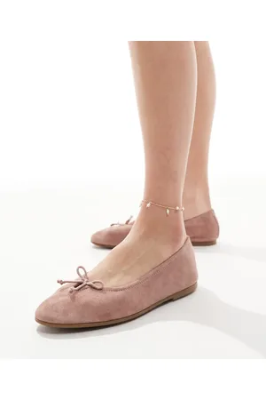 Schuh Bailarinas rosas de ante Lambert de