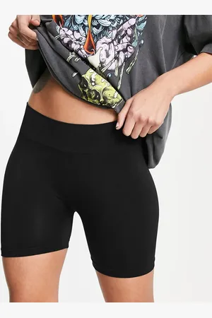 ONLY Leggings cortos negros sin costuras de