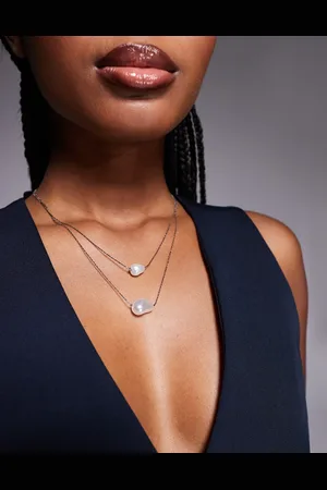 Aldo Collar de varias hileras con charms de perlas Indrois de