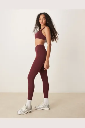Tala Leggings rojos con cinturilla de pico Skinluxe de