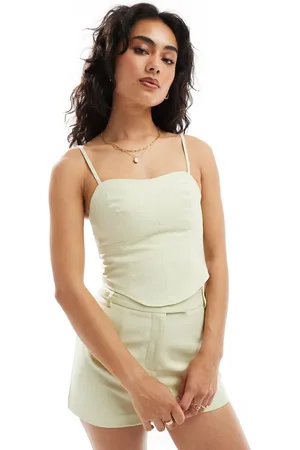 Miss Selfridge Top corsetero de sastre de tirantes de (parte de un conjunto)