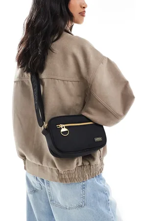 Barbour Bandolera negra Qualify de