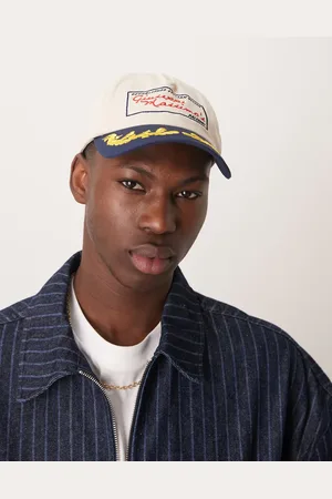 ASOS Gorra color con diseño bordado y detalle en la visera de -Blanco