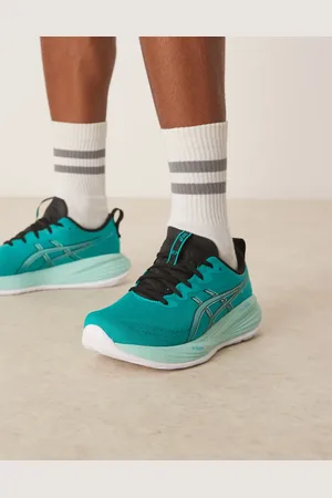 Asics Zapatillas de deporte color cerceta y menta claro para correr Gel-Cumulus 27 de -Azul