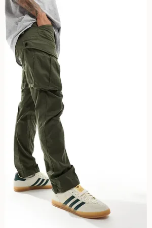 G-Star Pantalones cargo caqui de corte tapered estándar con logo 3D Rovic de