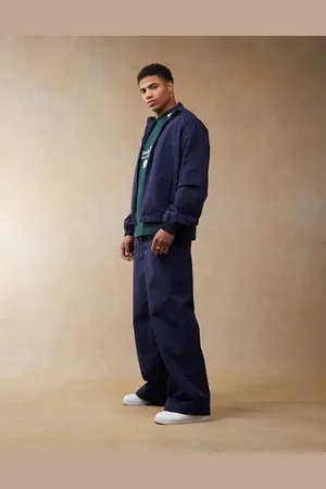 ASOS Pantalones sin cierres muy holgados de nailon de (parte de un conjunto)